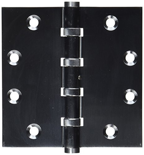 Deltana DSB45NB26D  4.5 x 4.5 in. Square Ball Bearings Hinges, Satin Chrome - Solid Brass - 30 Case - Pack of 2