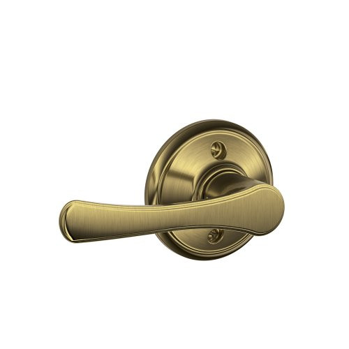 SCHLAGE F170VLA609 F170 VLA 609 134 N N Avila Decorative Trim Lever, Antique Brass