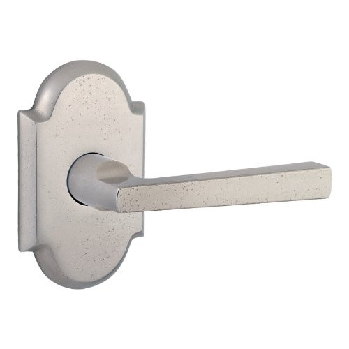 Baldwin FDTAPRAR481  Reserve Full Dummy Lockset x Taper with Rustic Arch Rose, Dark Bronze Finish