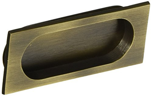 Deltana FP4134U5  Large 4-Inch x 13/4-Inch x 7/16-Inch Solid Brass Flush Pull
