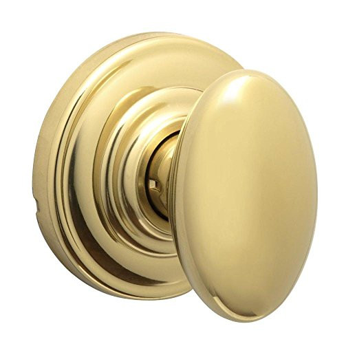 SCHLAGE F10SIE605AND Siena Passage Knob, Andover Rose, Bright Brass
