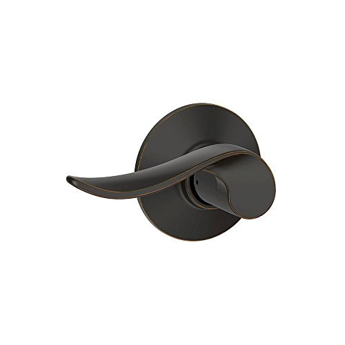 SCHLAGE F10SAC716 F10 SAC 716 Sacramento Passage Lock Lever, Aged Bronze
