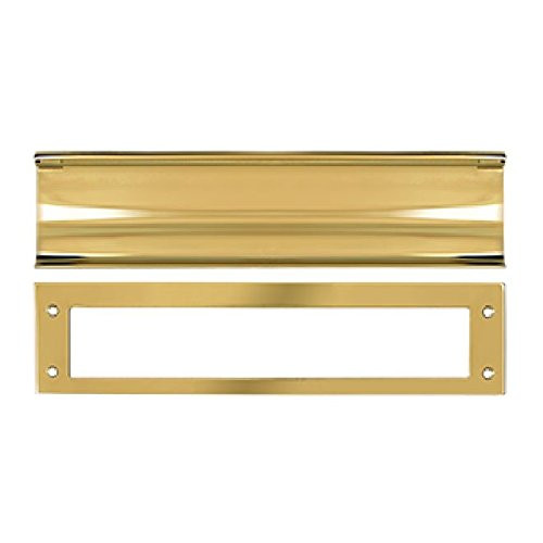 Deltana MS0030CR003  HD 3-1/16-Inch x 13-Inch Solid Brass Mail Slot