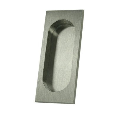 Deltana FP4134U14  Large 4-Inch x 13/4-Inch x 7/16-Inch Solid Brass Flush Pull.