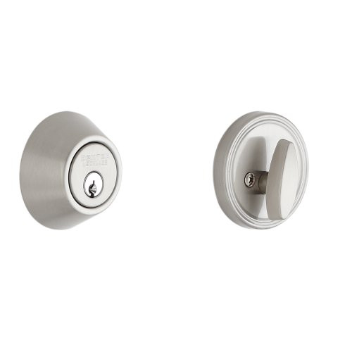 SCHLAGE JD60626 J Series Single Cylinder Deadbolt Finish: Satin Chrome.