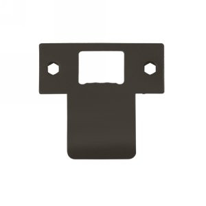 Deltana TSPE250U10B TSPE250 2-3/4" x 2-5/8" Extended Lip T-Strike Plate, Oil Rubbed Bronze.