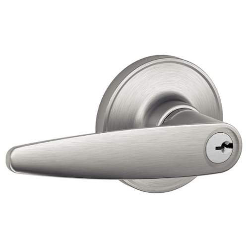 SCHLAGE J54DOV630 Dexter J54-DOV Single Cylinder Keyed Entry Leverset from the Dover Series, Satin Stainless Steel.