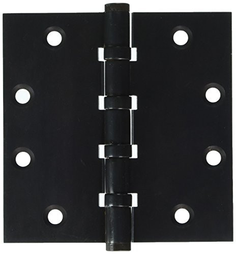 Deltana DSB45B10B  4.5 x 4.5 in. Square Ball Bearings Hinges, Oil Rubbed Bronze - Solid Brass - 30 Case - Pack of 2