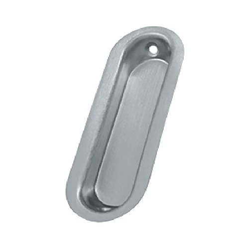 Deltana FP223U26D  Oblong 3 1/2-Inch x 11/4-Inch x 5/16-Inch Solid Brass Flush Pull