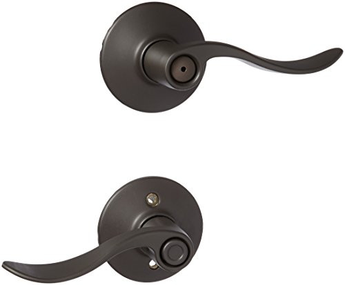 SCHLAGE F40ACC613  Accent Privacy Lever, Oil Rubbed Bronze