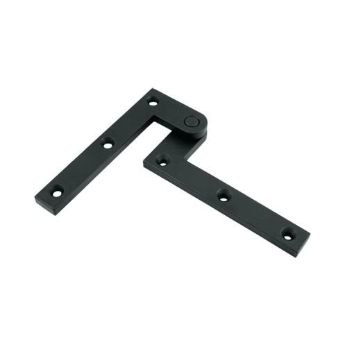 Deltana PH40U19 4.38 in. x 0.63 in. x 0.25 in. Solid Brass Pivot Hinge - Pair (Paint Black)