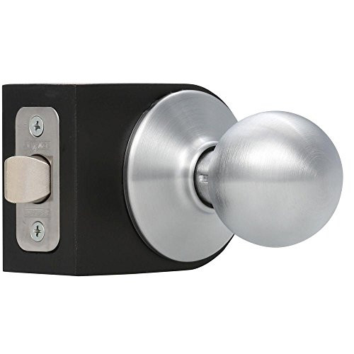 SCHLAGE F10ORB626  Orbit Passage Knob, Satin Chrome