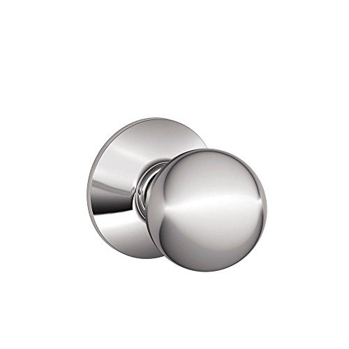 SCHLAGE F10ORB625  Orbit Passage Knob, Bright Chrome