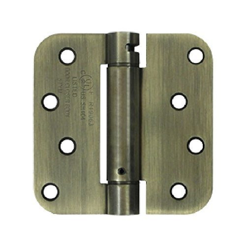 Deltana DSH4R55  Single Action Steel 4-Inch x 4-Inch x 5/8-Inch Spring Hinge by Top Notch Distributors, Inc. (Home Improvement)
