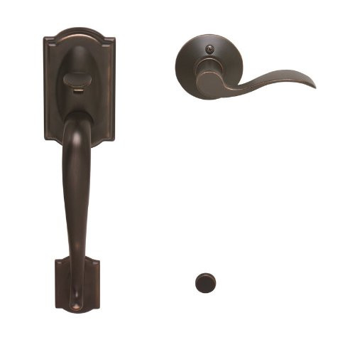 SCHLAGE FE285CAM609ACCLH FE285-CAM-ACC-LH Electronic Security Camelot Lower Handleset for Electronic Keypad