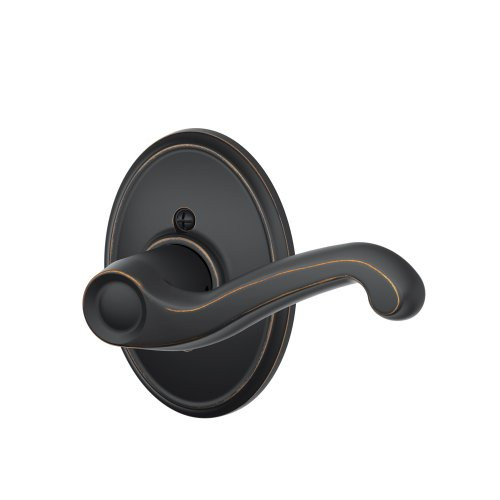 SCHLAGE F170FLA716WKFRH  Wakefield Collection Right Hand Flair Decorative Trim Lever, Aged Bronze