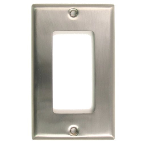 Rusticware 784SN Satin Nickel Single Rocker Switchplate - Pack of 5