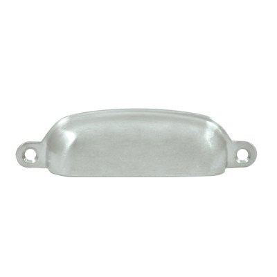 Deltana SHP29U15 4 in. Solid Brass Exposed Shell Pull (Set of 10) (Satin Nickel)