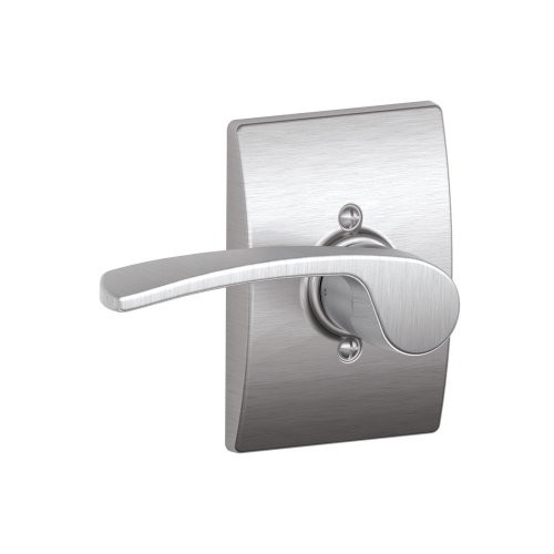 SCHLAGE F170MER626CENLH  Merano Left Hand Decorative Trim Lever, Satin Chrome