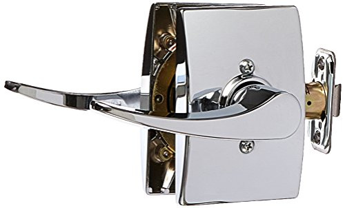 SCHLAGE F10MNH625CEN F10 MNH 625 CEN Century Collection Manhattan Passage Lever, Bright Chrome.