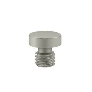 Deltana CHBU15 Button Tip Solid Brass Cabinet Finial (Set of 10) (Satin Nickel)