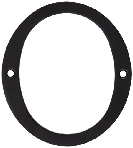 Deltana RN4-0U10B  Solid Brass 4-Inch House Number 0 Board