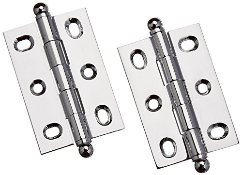 Deltana CHA2517U26  2.5 x 1.68 in. Adjustable with Ball Tips, Bright Chrome - Solid Brass - Pack of 2