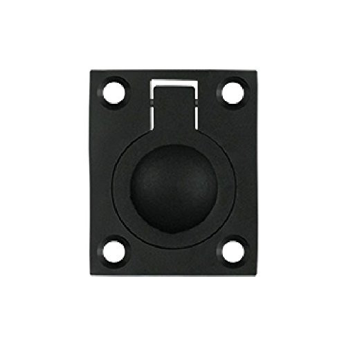 Deltana FRP175U19  1 3/4-Inch x 1 3/8-Inch Solid Brass Flush Ring Pull by.