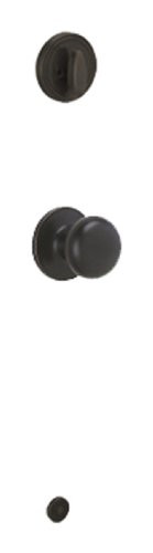 SCHLAGE JH59STR716 Dexter by  Stratus Knob Interior Handleset, Aged Bronze