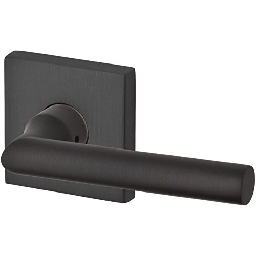 Baldwin ENTUBCSR112 Reserve Entry Tube Lever and Contemporary Square Rose Venetian Bronze Finish