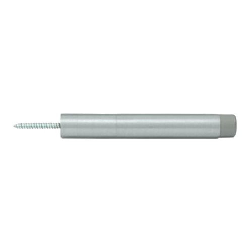Deltana BDS450U26D BDS450 4-1/2" Maximum Extension Solid Brass Baseboard Door Bumper, Satin Chrome, Pack Of 2.