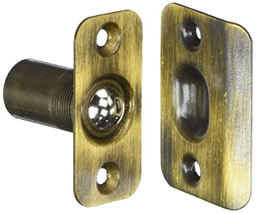 Deltana BC218RU5  Round Corners Adjustable Up to 3/8-Inch Solid Brass Ball Catch