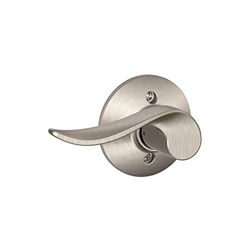 SCHLAGE F170SAC619LH F170 SAC 619 LH Sacramento Left-Handed Dummy Trim Lever, Satin Nickel