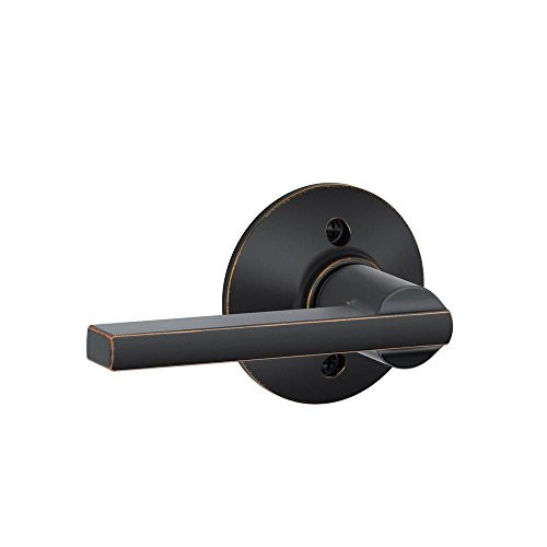 SCHLAGE F170LAT716 F170 LAT 716 Latitude Dummy Lever Trim, Aged Bronze