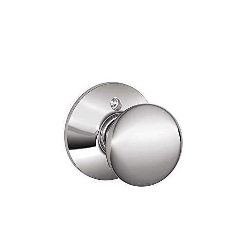 SCHLAGE F170PLY625  Plymouth Dummy Knob, Bright Chrome.