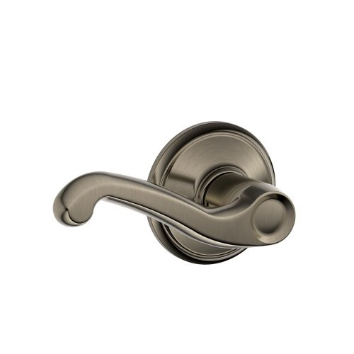 SCHLAGE F10FLA620  Flair Passage Lever, Antique Pewter