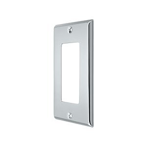 Deltana SWP4754U26 SWP4754 Single GFI Switch Plates, Polished Chrome