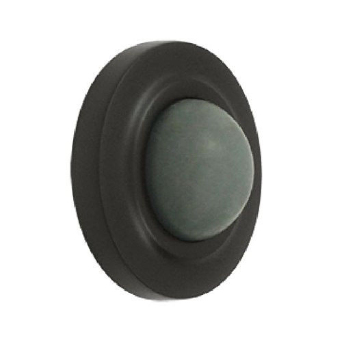 Deltana WBC238U10B  Convex Flush Bumper 23/8" Diam., Oil Rubbed Bronze Finish