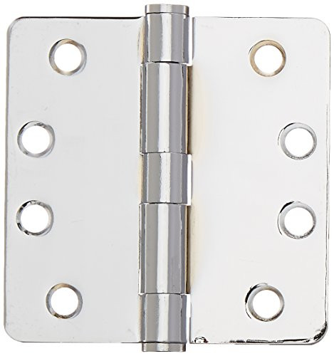 Deltana S44R4HD26  HD Steel 4-Inch x 4-Inch x 1/4-Inch Radius Hinge