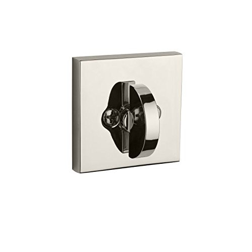 Baldwin PTCSD260  Reserve Patio Contemporary Square Deadbolt, Bright Chrome Finish