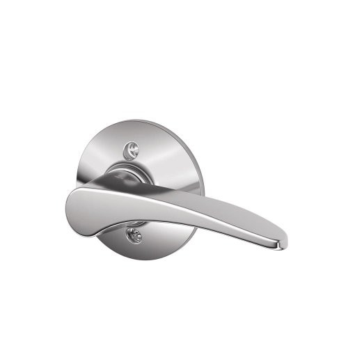 SCHLAGE F170MNH625RH  Manhattan Right Hand Dummy Lever, Bright Chrome