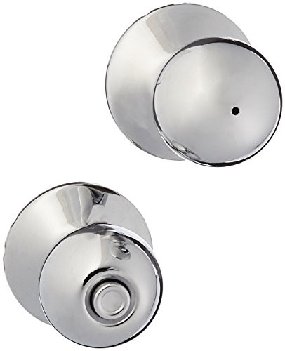 SCHLAGE F40ORB625 Ingersoll-Rand F40 ORB 625 Orbit Bright Chrome Bed and Bath Knob