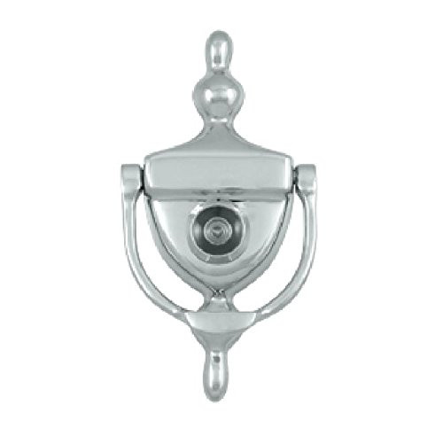 Deltana DKV630U26  Door Knocker with Viewer 1-3/4-Inch Max Door Thickness.