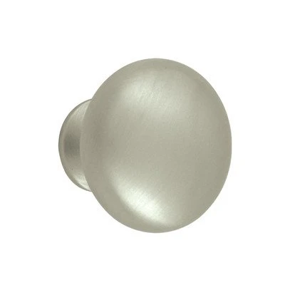 Deltana KR114U26D Round Solid Brass Knob (Set of 10) (Brushed Chrome).