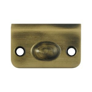 Deltana SPB349U5 Solid Brass Drive-In Strike (Set of 10) (Antique Brass)