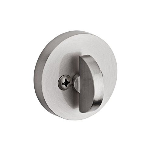Baldwin PTCRD150  Reserve Patio Contemporary Round Deadbolt, Satin Nickel Finish