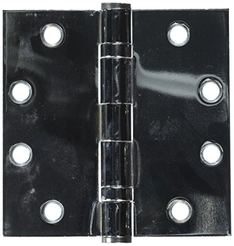 Deltana S45BBU26 4.5 in. x 4.5 in. Heavy Duty Square Steel Hinge - Pair (Set of 10) (2 Ball Bearing - Chrome)