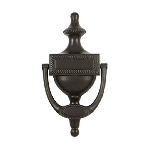 Deltana DKR75U10B  Victorian Rope Design and 4-7/8-Inch Center to Center Door Knocker Color: Oil Rubbed Bronze Model: