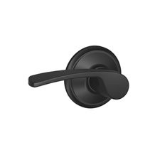 SCHLAGE F10MER622 F10-MER-622 Matte Black Passage Merano style Lever