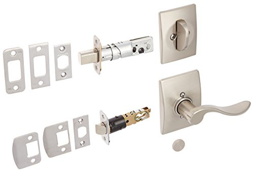 SCHLAGE F59ACC619CENRH Lock Company Accent Right Handed Interior Pack Lever Set with Single C, Satin Nickel